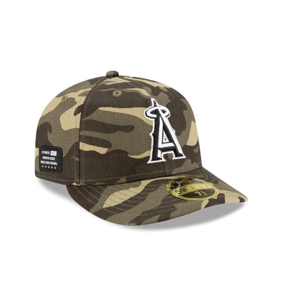 Los Angeles Angels Gorra | New Era MLB Armed Forces Weekend Low Profile 59fifty Fitted Cap Mexico - Verdes